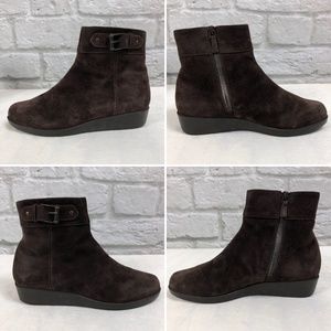 cole haan nike air boots brown